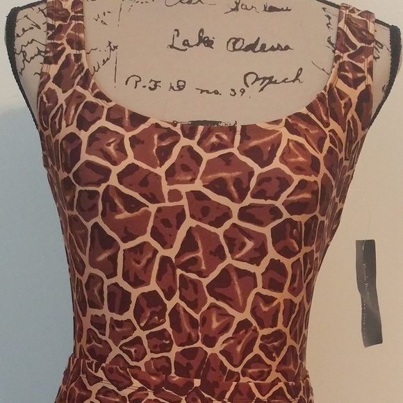 Nicole Miller Other - NWT NICOLE MILLER TIGER BATHING SUIT & SKIRT SZ 8